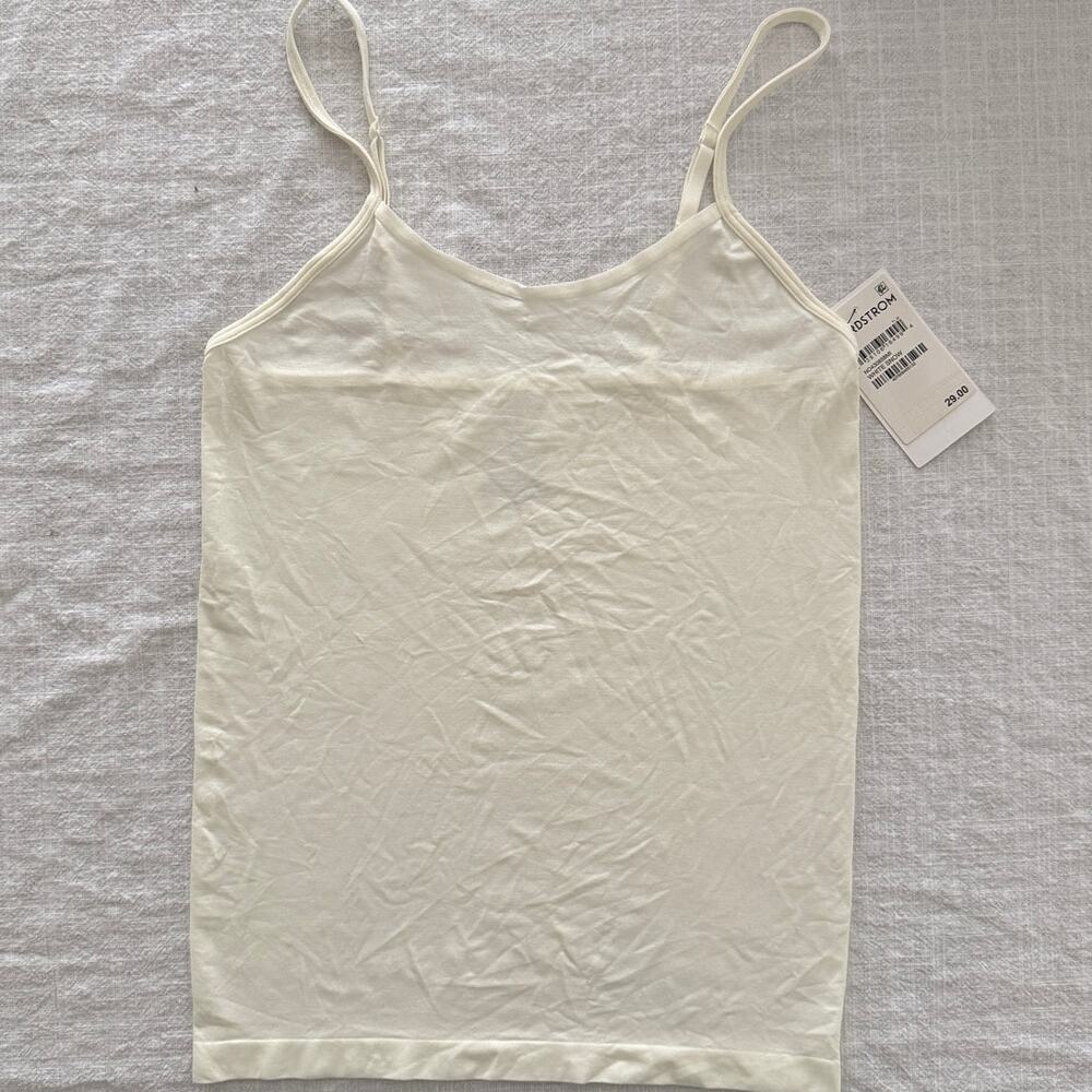 Nordstrom NWT | white seamless layering camisole under tank top | size small